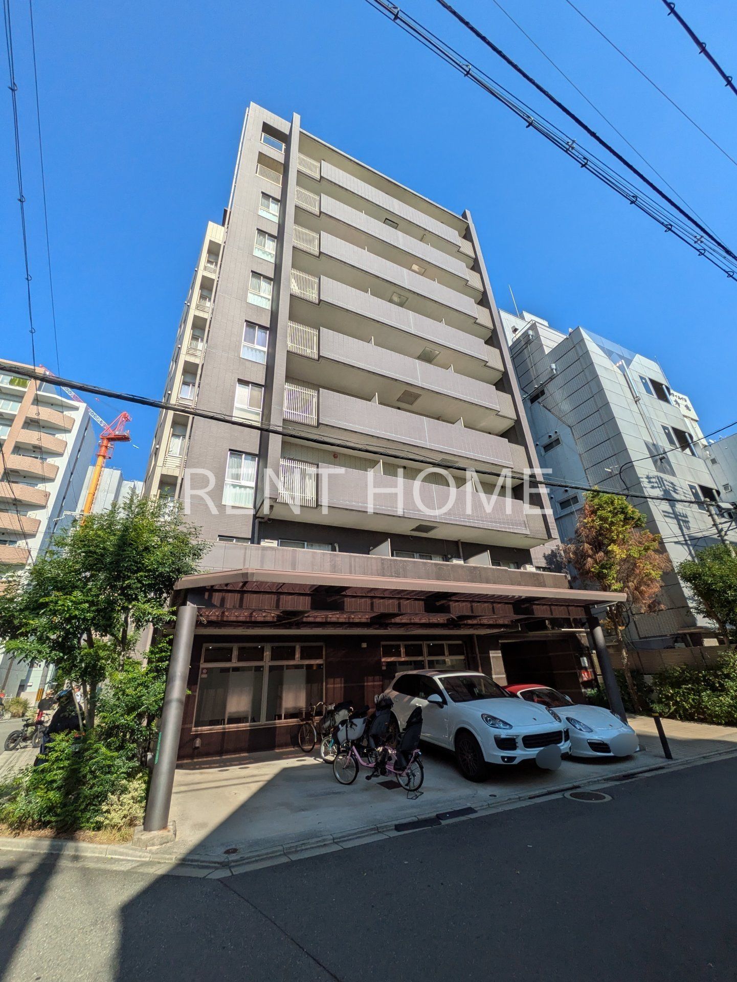 グランガーデン足代新町の外観