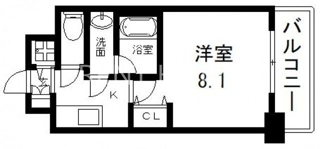 7階の間取り図