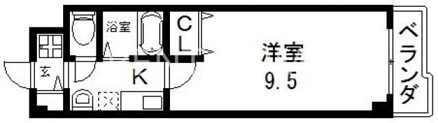 2階の間取り図