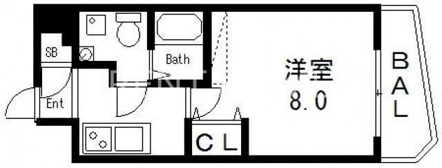 2階の間取り図