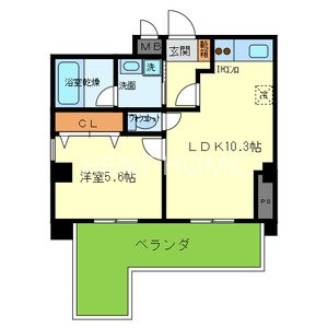 7階の間取り図
