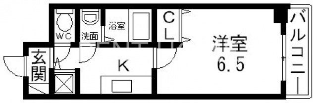 2階の間取り図