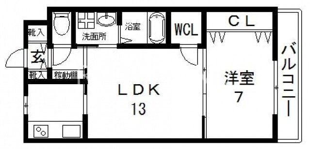 1階の間取り図