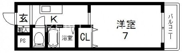 2階の間取り図
