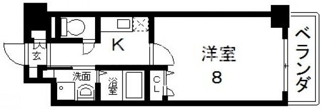 4階の間取り図