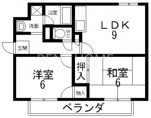 1階の間取り図