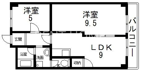 6階の間取り図