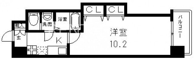 10階の間取り図