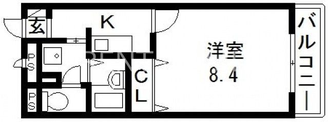 1階の間取り図