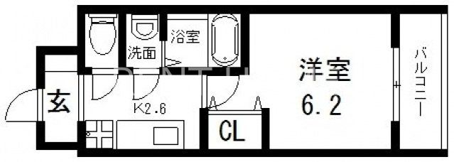 4階の間取り図