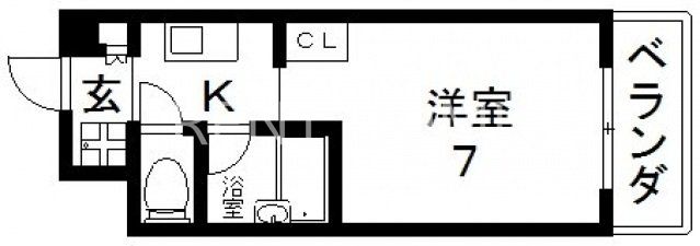 4階の間取り図