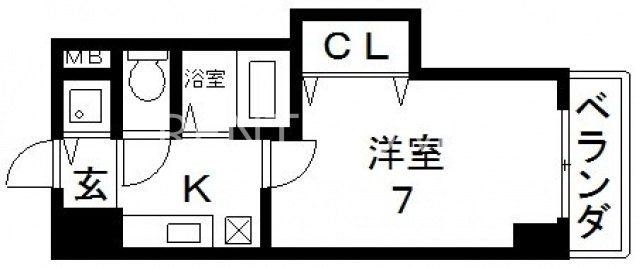 9階の間取り図