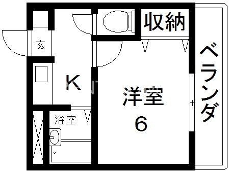 4階の間取り図