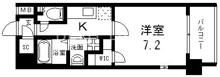 2階の間取り図