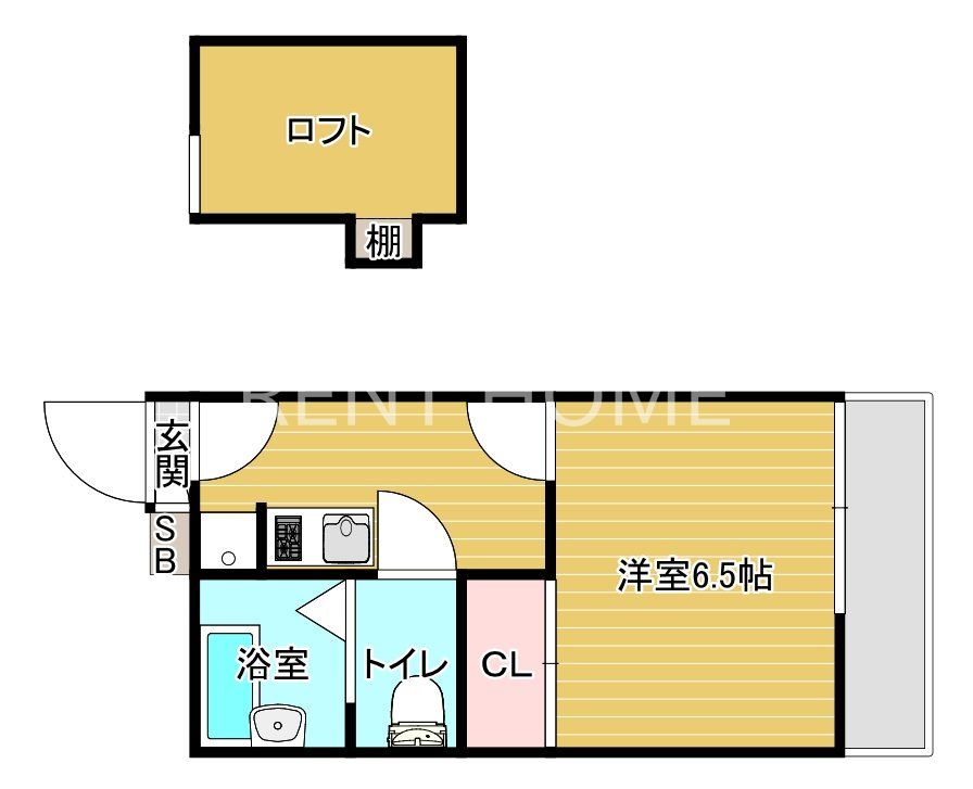 1階の間取り図