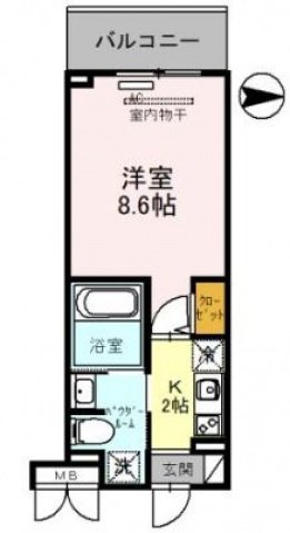 2階の間取り図