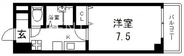 4階の間取り図