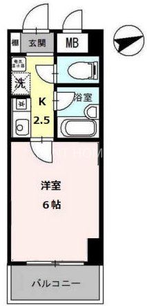 4階の間取り図