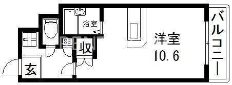 4階の間取り図
