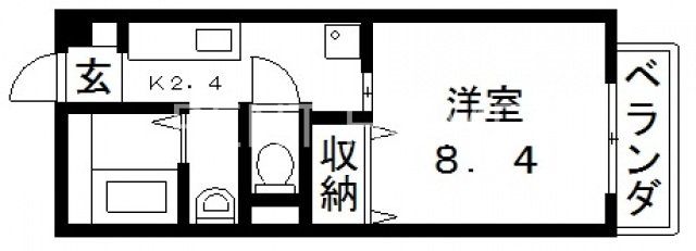 2階の間取り図