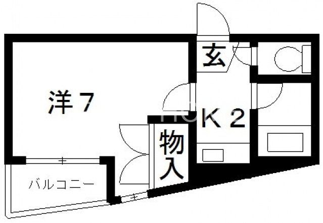 2階の間取り図