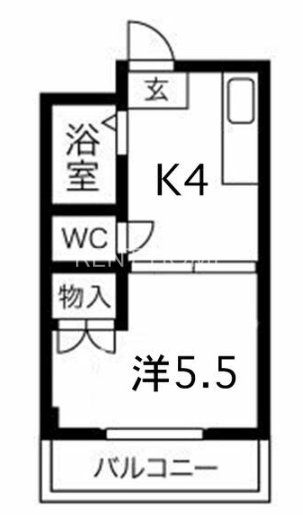 3階の間取り図