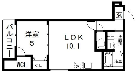 3階の間取り図