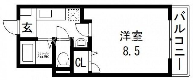 6階の間取り図