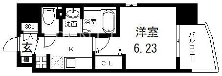 4階の間取り図