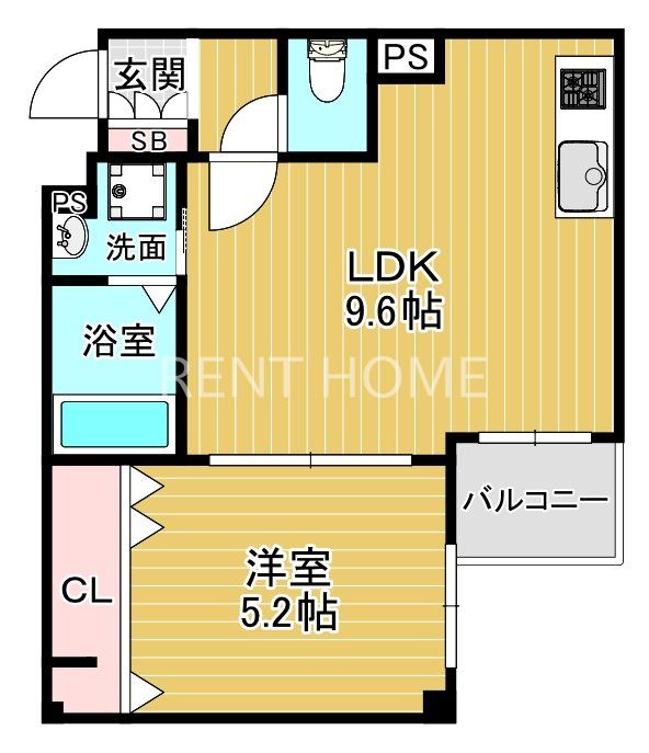 4階の間取り図