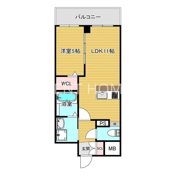2階の間取り図