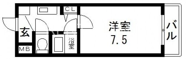 2階の間取り図