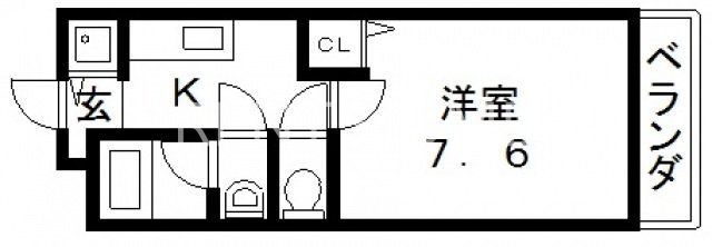 2階の間取り図