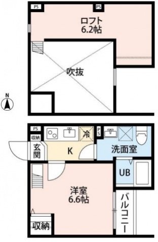 1階の間取り図