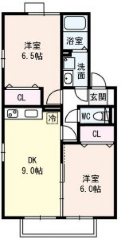 2階の間取り図