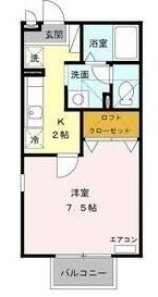 2階の間取り図
