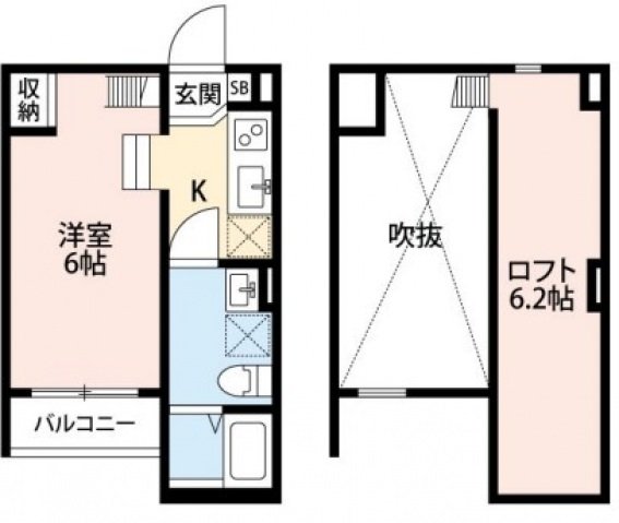 1階の間取り図