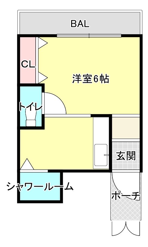 1階の間取り図