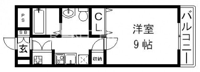 2階の間取り図