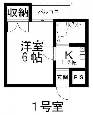 1階の間取り図