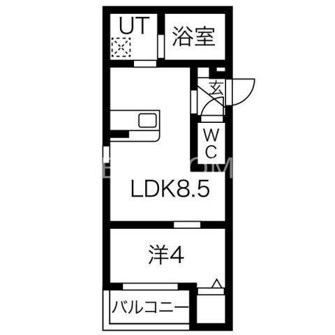 3階の間取り図