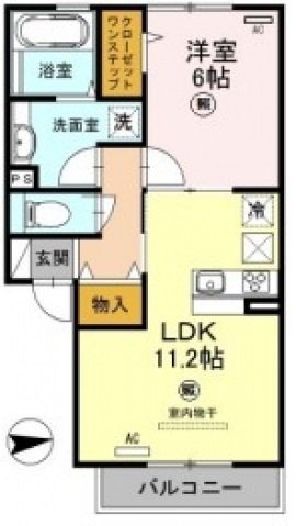 1階の間取り図