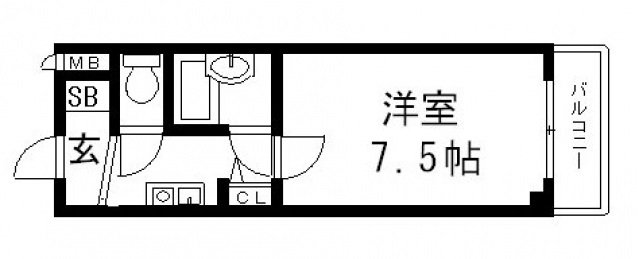 2階の間取り図
