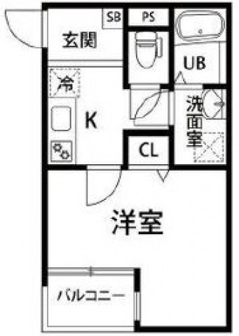 2階の間取り図