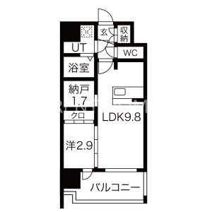 13階の間取り図