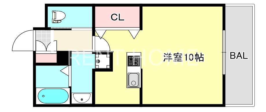 2階の間取り図