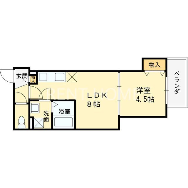 2階の間取り図