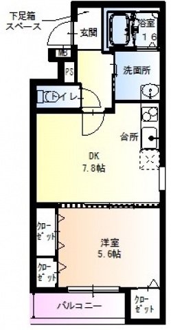 1階の間取り図