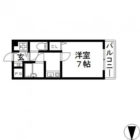 1階の間取り図