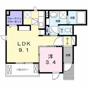 1階の間取り図